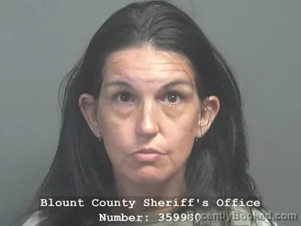 Mugshot of Jessica Ruth Ellis booked in Blount County, Tennessee on July 22, 2026