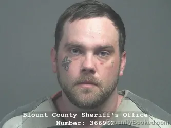 Mugshot of Braxton Lee Gordon booked in Blount County, Tennessee on July 20, 2026