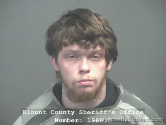 Mugshot of DALTON NATHANIEL GRIMMER booked in Blount County, Tennessee on March 28, 2026