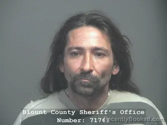 Mugshot of Joseph James Galvin booked in Blount County, Tennessee on July 29, 2026