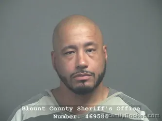 Mugshot of Joseph Abdul Hadi booked in Blount County, Tennessee on August 6, 2026