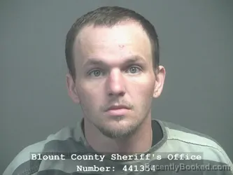 Mugshot of JACOB NATHANIEL HUNLEY booked in Blount County, Tennessee on March 25, 2026