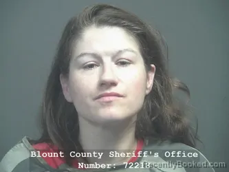 Mugshot of TIFFANY LYNN HANSFORD booked in Blount County, Tennessee on June 26, 2026