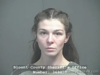 Mugshot of CORIE JO JONES booked in Blount County, Tennessee on April 9, 2026