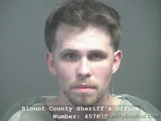 Mugshot of TYLER BLAKE KLEIN booked in Blount County, Tennessee on May 29, 2026