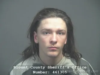 Mugshot of Logan Eugene Lambert booked in Blount County, Tennessee on July 31, 2026