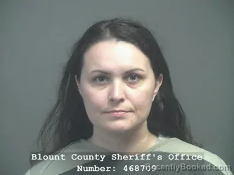 Mugshot of Mikayla Ruth Luthi booked in Blount County, Tennessee on August 3, 2026