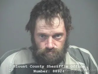 Mugshot of Derrick Lee Morris booked in Blount County, Tennessee on July 16, 2026
