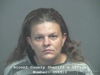 Mugshot of Jessica Nora Murphy booked in Blount County, Tennessee on August 4, 2026
