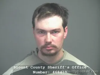Mugshot of Matthew William Mensen booked in Blount County, Tennessee on July 11, 2026