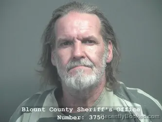 Mugshot of ROGER DALE MYERS booked in Blount County, Tennessee on May 9, 2026