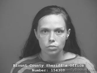 Mugshot of Savannah Paige Moore booked in Blount County, Tennessee on July 14, 2026