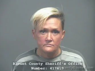 Mugshot of Jolee Christine Pate booked in Blount County, Tennessee on July 8, 2026