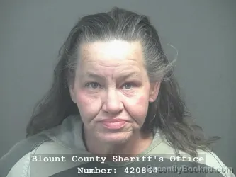 Mugshot of ANGELA MARIE QUINN booked in Blount County, Tennessee on March 19, 2026