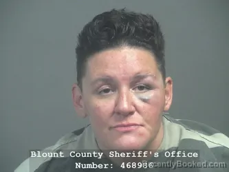 Mugshot of Bridget Ann Roberts booked in Blount County, Tennessee on July 23, 2026