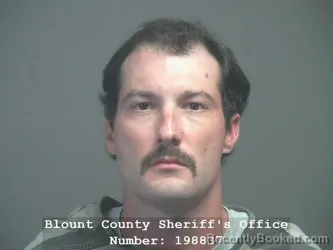 Mugshot of HUNTER KENT ROWMAN booked in Blount County, Tennessee on July 17, 2026