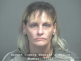Mugshot of Jennifer Nicole Ross booked in Blount County, Tennessee on July 11, 2026