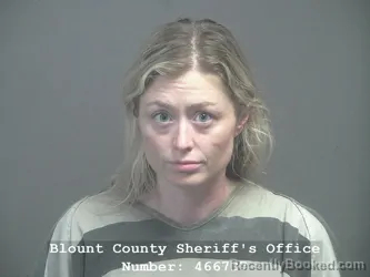 Mugshot of MADISON CLAIRE ROBERTS booked in Blount County, Tennessee on May 30, 2026