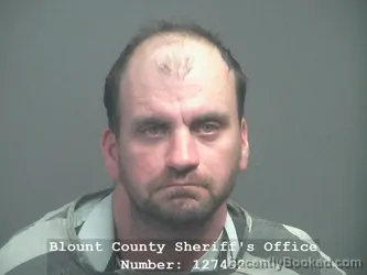 Mugshot of DANIEL JACOB SWAYNEY booked in Blount County, Tennessee on March 21, 2026