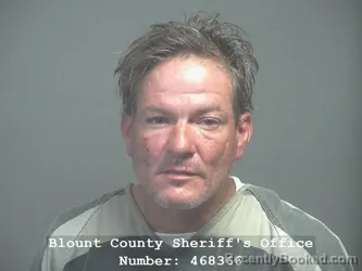 Mugshot of Daniel Lucas Skow booked in Blount County, Tennessee on July 8, 2026