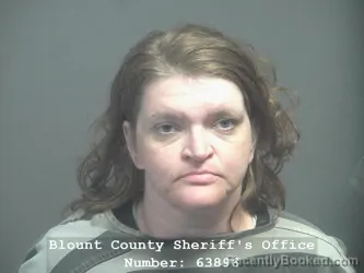 Mugshot of FELICIA ANNE SELLERS booked in Blount County, Tennessee on May 31, 2026