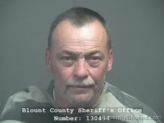 Mugshot of Robert Brian Shank booked in Blount County, Tennessee on August 2, 2026