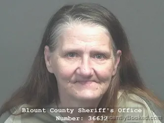 Mugshot of Sheila Marie Sellers booked in Blount County, Tennessee on July 22, 2026