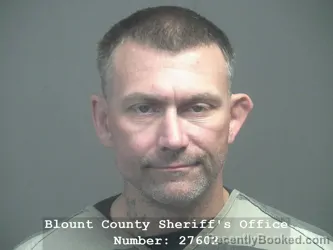 Mugshot of TERRENCE RAY STEEN booked in Blount County, Tennessee on April 8, 2026