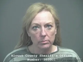 Mugshot of KELLY CHRISTINA TUGMAN booked in Blount County, Tennessee on March 12, 2026