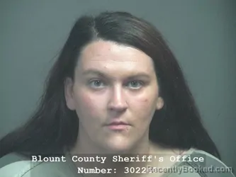 Mugshot of Samantha Lynn Tate booked in Blount County, Tennessee on July 29, 2026
