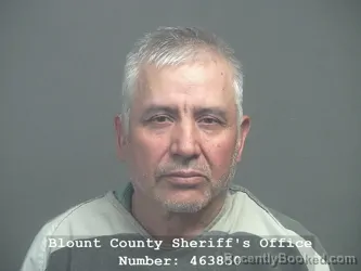 Mugshot of EMILIO VASQUEZ-MARTINEZ booked in Blount County, Tennessee on March 12, 2026