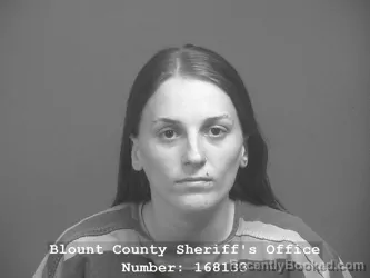 Mugshot of Alyssa Faye Wallen booked in Blount County, Tennessee on July 13, 2026