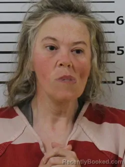 Mugshot of Jacqueline Rhea Chambers booked in Carter County, Tennessee on October 2, 2026