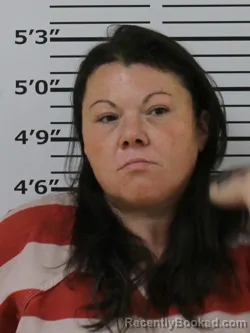 Mugshot of Heather Lynn Anders booked in Carter County, Tennessee on October 7, 2026