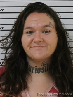 Mugshot of Kyrie Lynn Koerber booked in Carter County, Tennessee on October 2, 2026