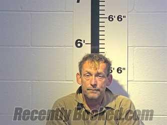Booking photo from Claiborne County, Tennessee