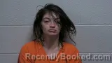 Mugshot of Emily Gwen Byrd booked in Giles County, Tennessee on October 22, 2026