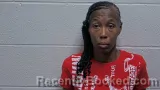 Mugshot of Keonna Chanille Tucker booked in Giles County, Tennessee on October 3, 2026