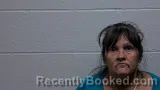 Mugshot of Donna Marie Adams booked in Giles County, Tennessee on October 20, 2026