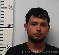 Mugshot of Cristian Alvarado Sola booked in Hardin County, Texas on July 22, 2026