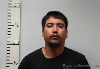 Mugshot of Raul Monsivas Estrada booked in Hardin County, Texas on July 17, 2026