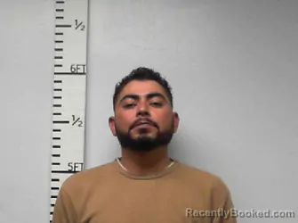 Mugshot of Josue Manuel Fuentes Guevara booked in Hardin County, Texas on May 26, 2026