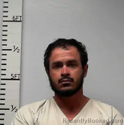 Mugshot of Anthony Ortego Moreno booked in Hardin County, Texas on August 4, 2026