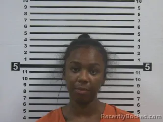 Mugshot of Amya Breanna Luster booked in Hardeman County, Tennessee on July 28, 2026