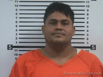 Mugshot of BRAYANSAIN D RIVAS VILLALOBOS booked in Hardeman County, Tennessee on August 3, 2026