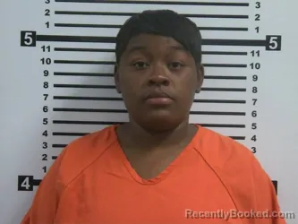 Mugshot of Alandria Laneice Allen booked in Hardeman County, Tennessee on August 27, 2026