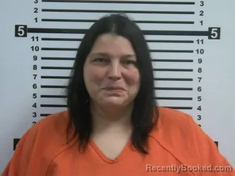 Mugshot of Ashley Gail Burns booked in Hardeman County, Tennessee on August 28, 2026