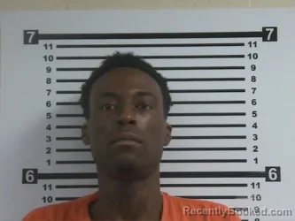 Mugshot of Raylon Shaquille Harvey booked in Hardeman County, Tennessee on September 3, 2026