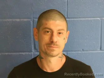 Mugshot of JUSTIN ANTHONY DOMBROWSKI booked in Humphreys County, Tennessee on August 4, 2026