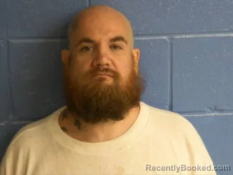 Mugshot of Matthew Aaron Berry booked in Humphreys County, Tennessee on August 24, 2026